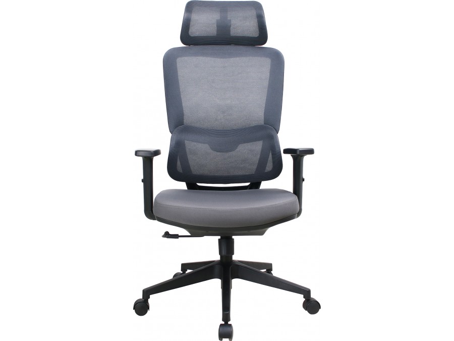 Эргономичное кресло Everprof Work (Ворк) Сетка Серый