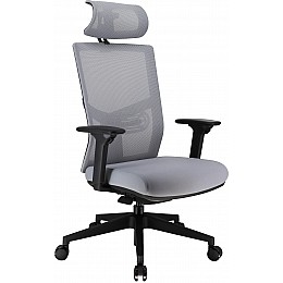 Эргономичное кресло Everprof Fuji Сетка Серый