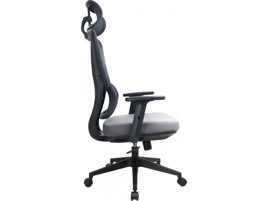 Эргономичное кресло Everprof Work (Ворк) Сетка Серый