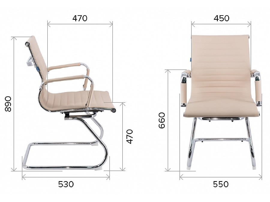 Кресло компьютерное Everprof Leo CF Экокожа Черный