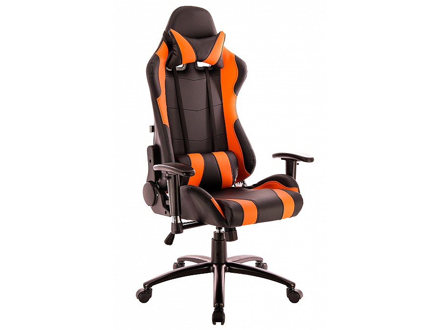 Кресло игровое Everprof Lotus S2 Экокожа Оранжевый