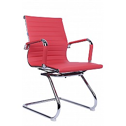 Кресло компьютерное Everprof Leo CF Экокожа Красный