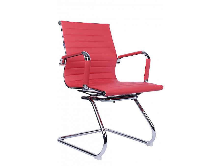 Кресло компьютерное Everprof Leo CF Экокожа Красный