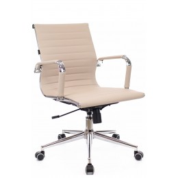 Кресло компьютерное Everprof Leo T Экокожа Бежевый