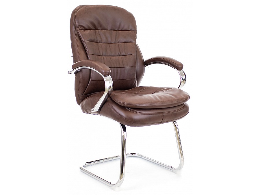 Кресло компьютерное Everprof Valencia CF Экокожа Коричневый