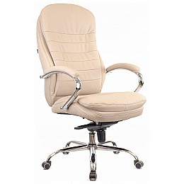 Кресло для руководителя Everprof Valencia M Кожа Бежевый
