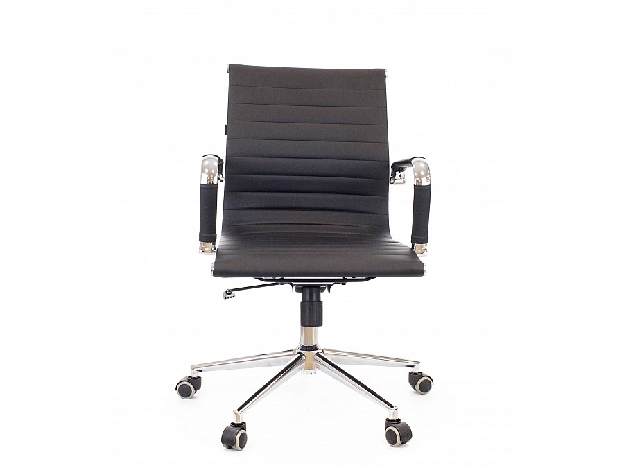 Кресло компьютерное Everprof Leo T Экокожа Черный