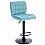 Стул барный Everprof Richy Ткань Бирюзовый