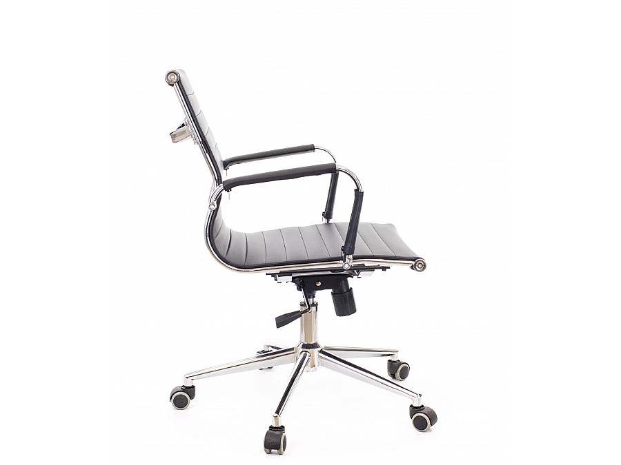 Кресло компьютерное Everprof Leo T Экокожа Черный