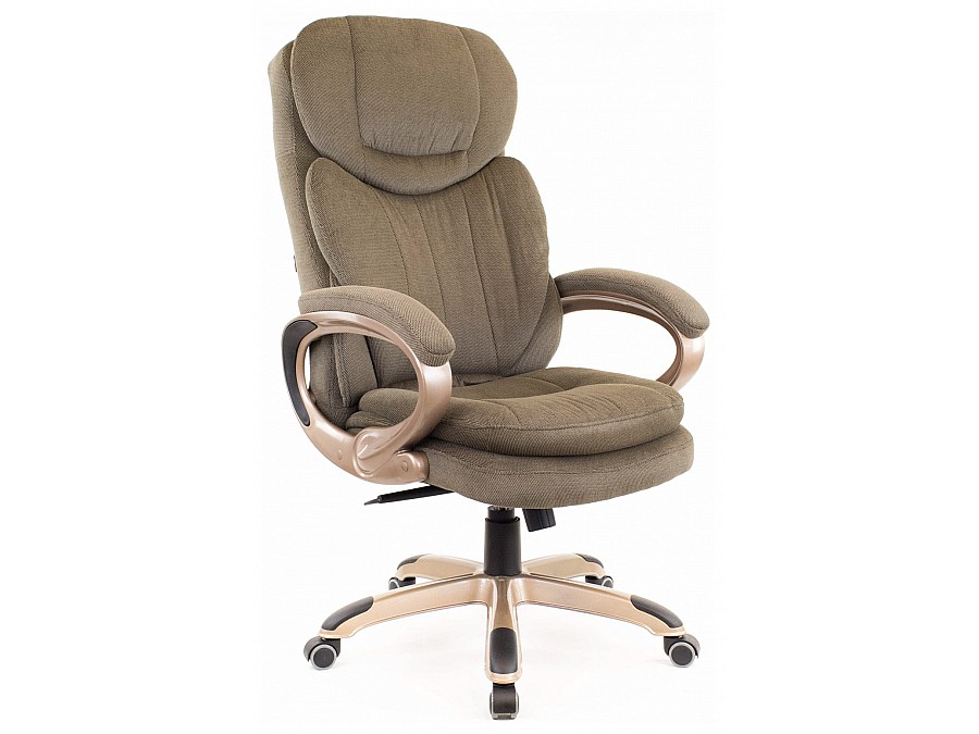 Кресло компьютерное Everprof Boss T Ткань Коричневый