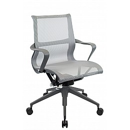 Кресло для руководителя Everprof Chicago Grey Сетка Серый