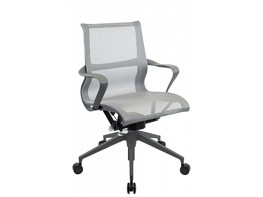 Кресло для руководителя Everprof Chicago Grey Сетка Серый