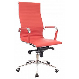 Кресло для руководителя Everprof Rio M Экокожа Красный