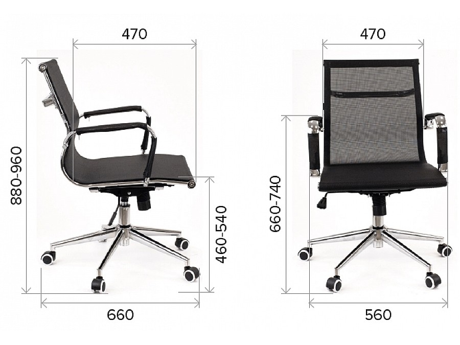 Кресло компьютерное Everprof Opera LB T Сетка Черный