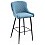 Стул барный Everprof Nico Ткань Голубой