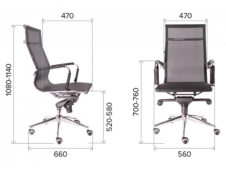 Кресло для руководителя Everprof Opera M Сетка Серый