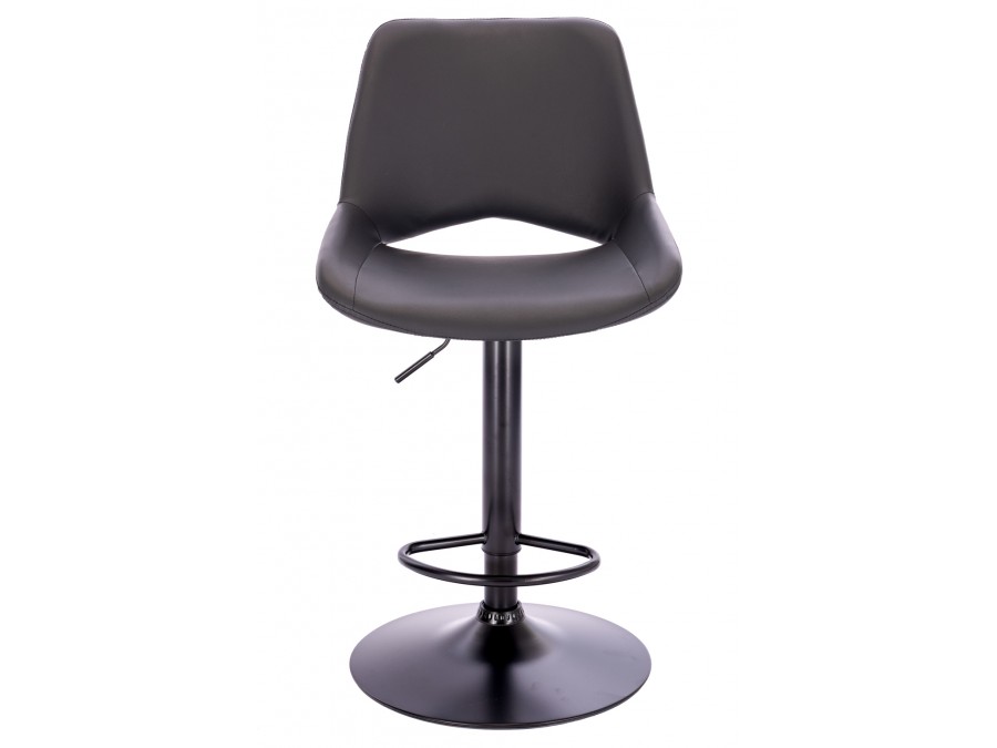 Стул барный Everprof Flash Экокожа Черный