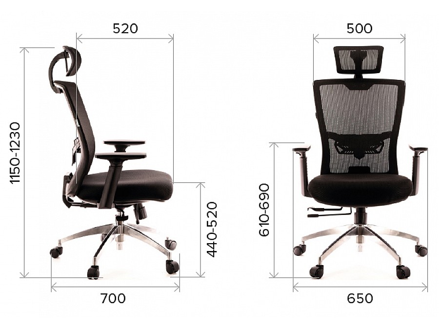 Кресло компьютерное Everprof Polo S Сетка Серый