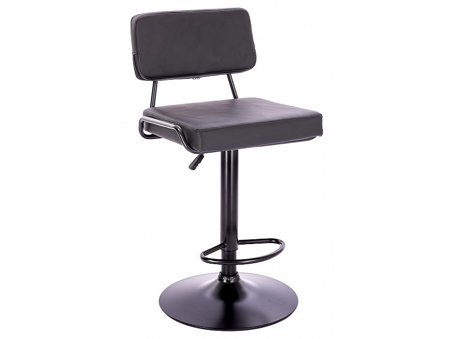 Стул барный Everprof Bit Экокожа Черный