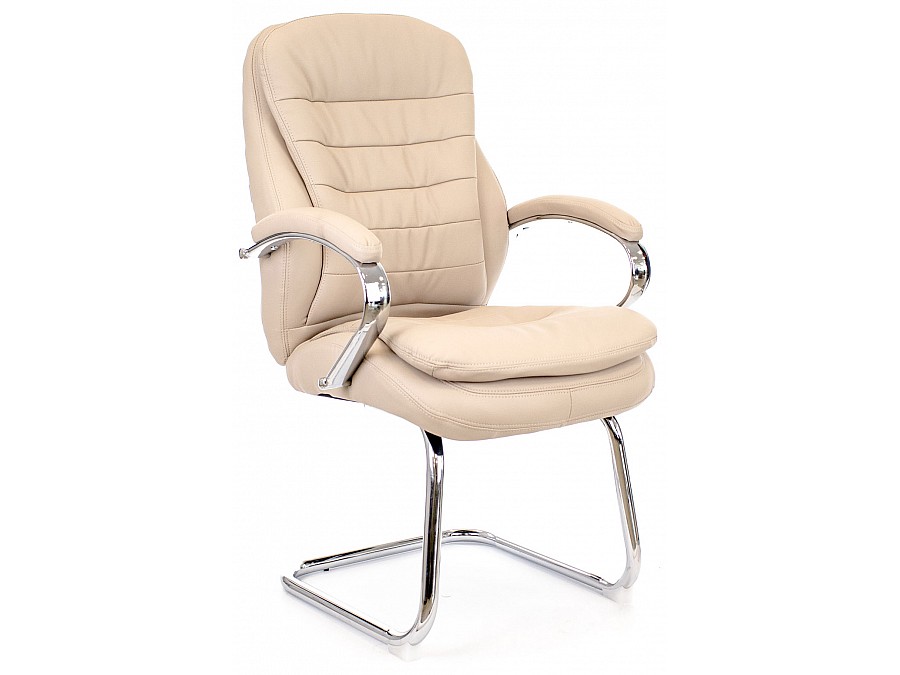 Кресло компьютерное Everprof Valencia CF Экокожа Бежевый