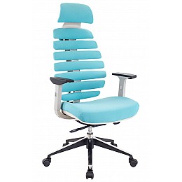 Кресло компьютерное Everprof Ergo Grey Ткань Бирюзовый