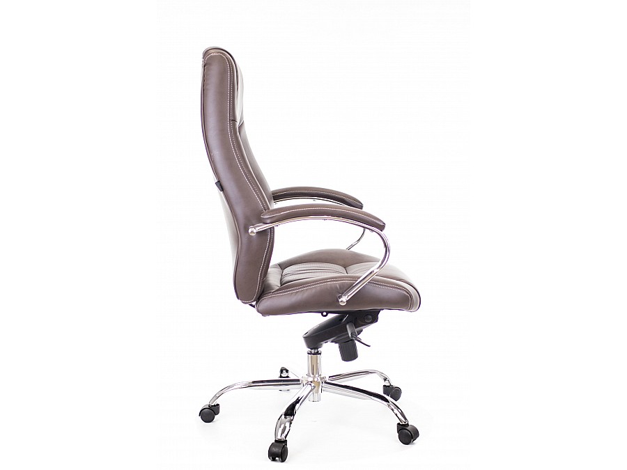 Кресло для руководителя Everprof Kron M Экокожа коричневый