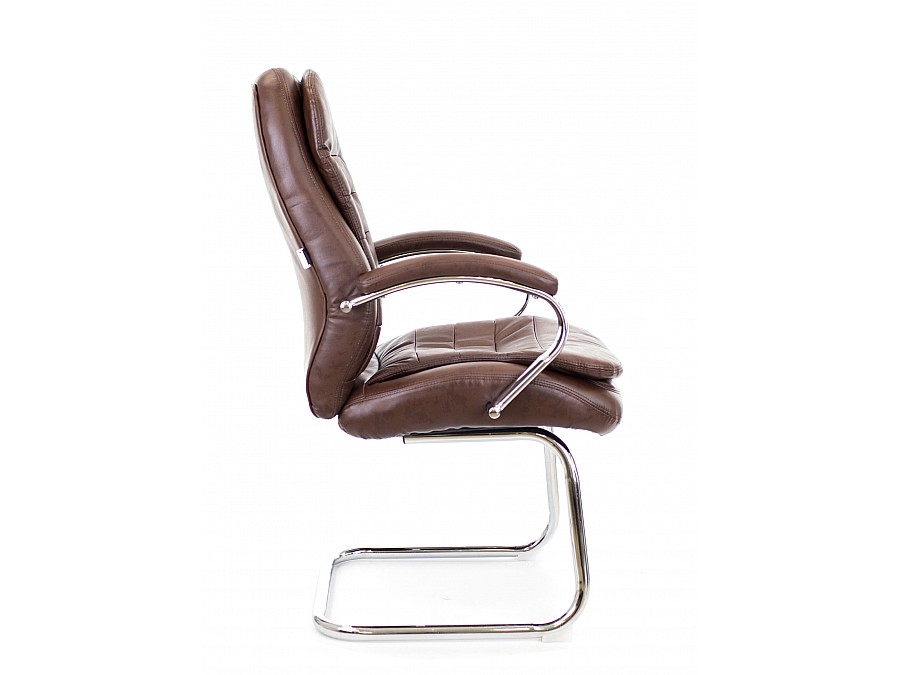 Кресло компьютерное Everprof Valencia CF Экокожа Коричневый