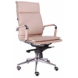 Кресло компьютерное Everprof Nerey M Экокожа Бежевый