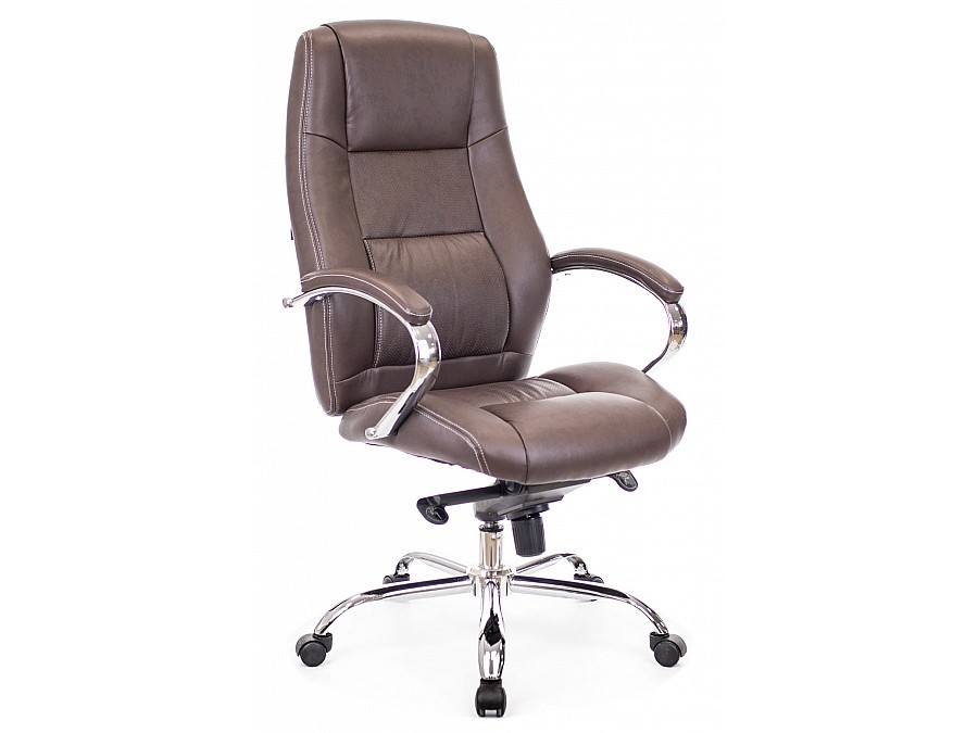 Кресло для руководителя Everprof Kron M Экокожа коричневый