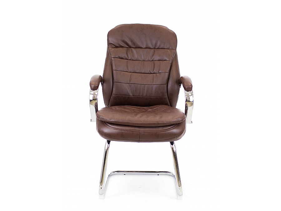 Кресло компьютерное Everprof Valencia CF Экокожа Коричневый