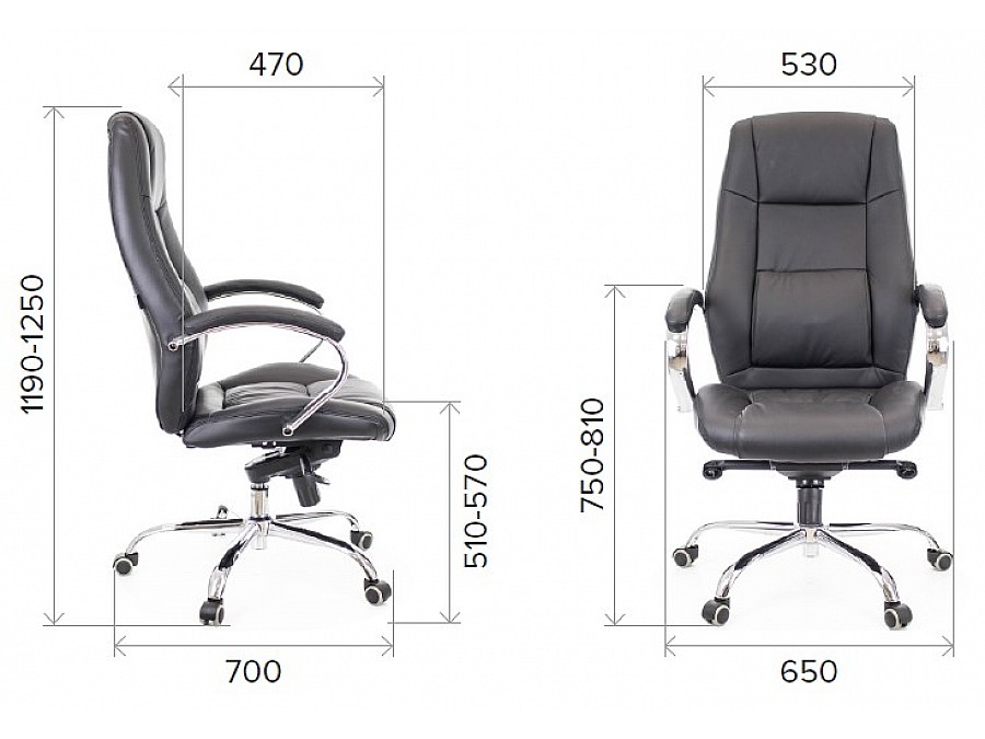 Кресло руководителя Everprof Kron M Кожаное Коричневый