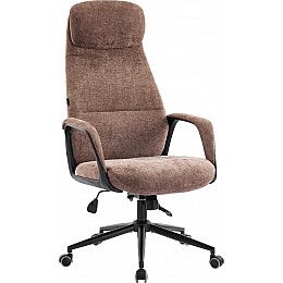 Кресло руководителя Everprof Otto Black Ткань Коричневый