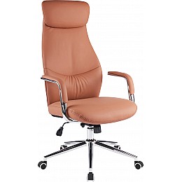 Кресло руководителя Everprof Bell Экокожа Коричневый
