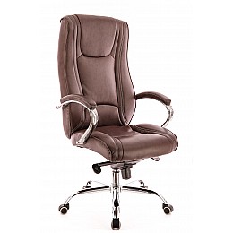 Кресло руководителя Everprof King M Кожаное Коричневый