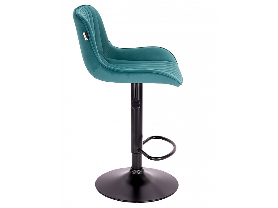 Барный стул Everprof Grace Black Ткань Темно-зеленый