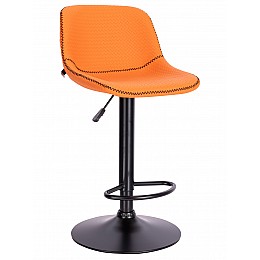 Барный стул Everprof Smile Black Экокожа Оранжевый