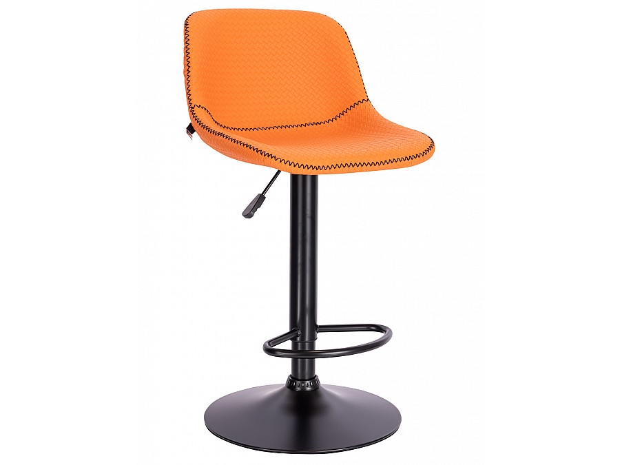Барный стул Everprof Smile Black Экокожа Оранжевый