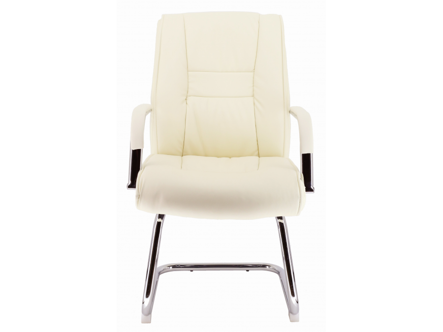 Кресло компьютерное Everprof Kent CF Экокожа Кремовый