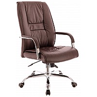 Кресло для руководителя Everprof Kent TM Экокожа Коричневый