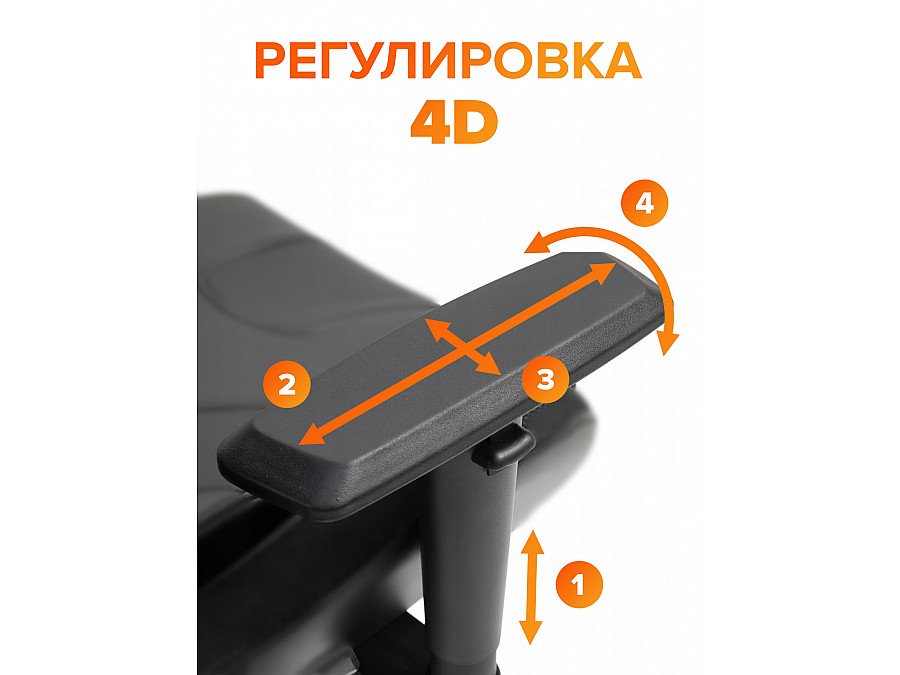 Кресло игровое Everprof Serval X Экокожа Черный