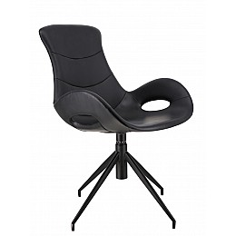 Обеденное кресло Everprof Freedom Экокожа Черный