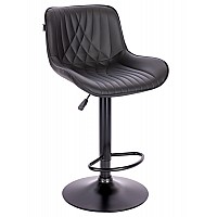 Барный стул Everprof Grace Black Экокожа Черный