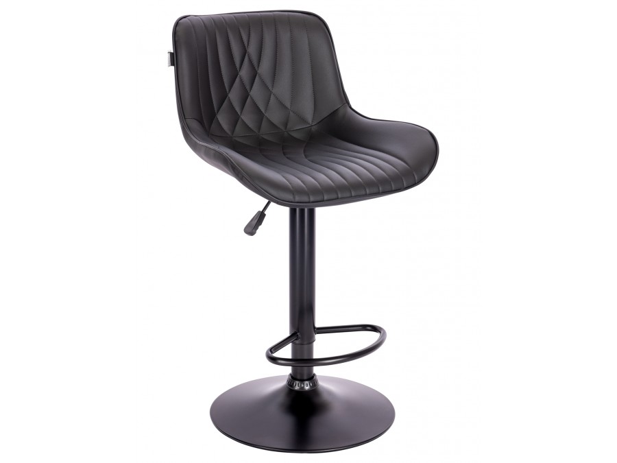 Барный стул Everprof Grace Black Экокожа Черный