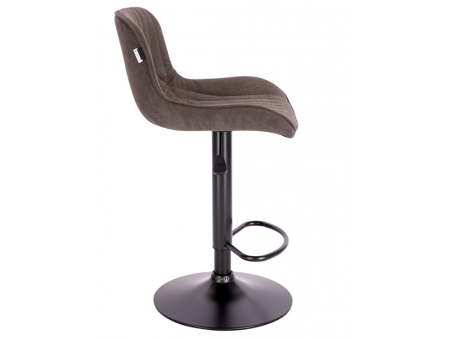 Барный стул Everprof Grace Black Ткань Темно-коричневый