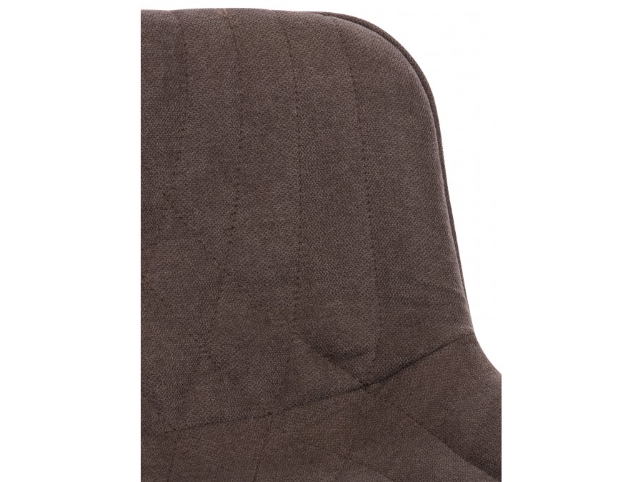 Барный стул Everprof Grace Black Ткань Темно-коричневый