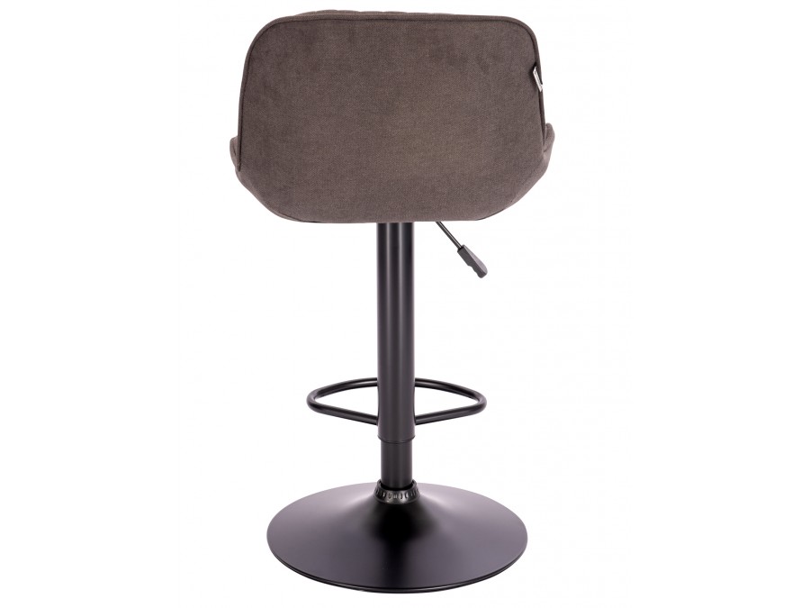 Барный стул Everprof Grace Black Ткань Темно-коричневый