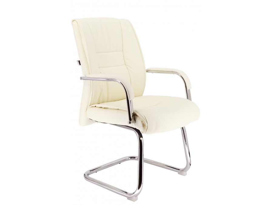 Кресло компьютерное Everprof Kent CF Экокожа Кремовый