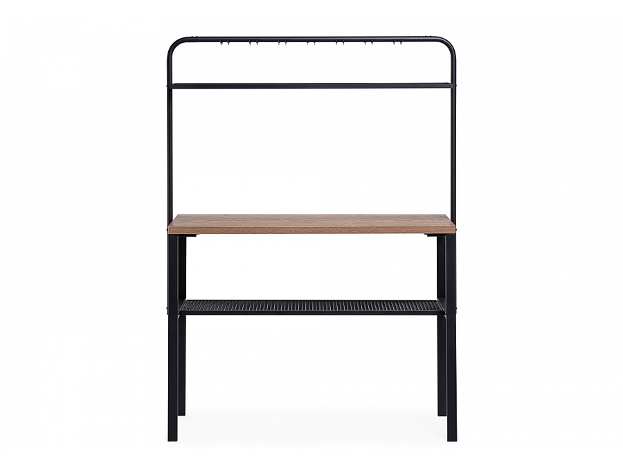 Барный стол Нари 120х50х171 галифакс олово / черный матовый