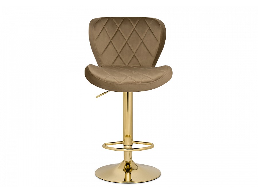 Барный стул Porch dark beige / golden