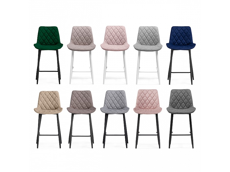 Барный стул Баодин К Б/К бежевый / белый